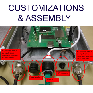 Customizations and assembly of wireless gear kits