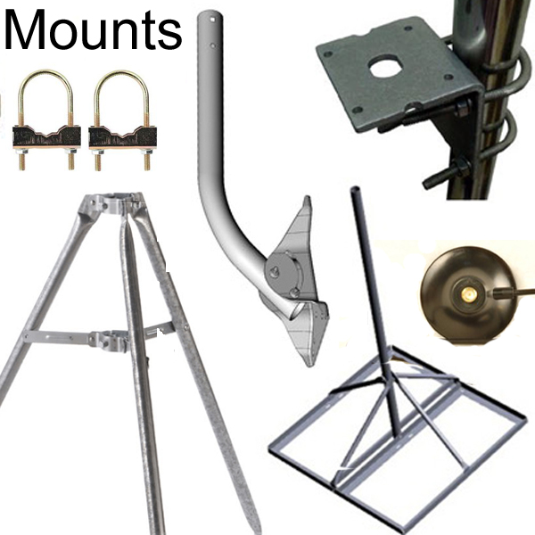 Antenna Mounts:  Mount antenna high for better signal